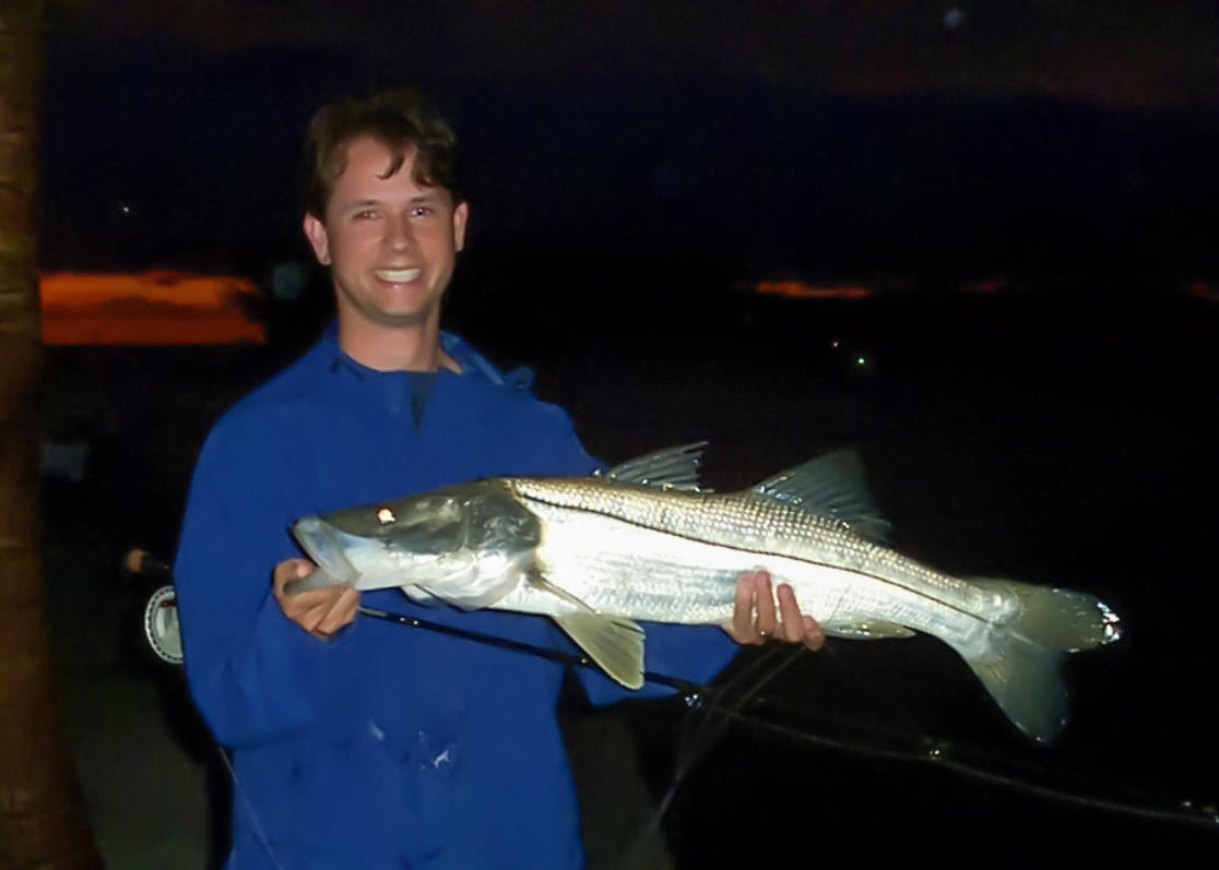 Chris Newsome - fly fishing for snook